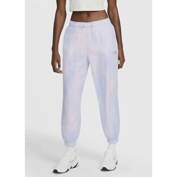 NIKE SPORTSWEAR Loose Fit Ghost Tie Die Track Pants Joggers Womens Sz S NWT $75 - Picture 1 of 14
